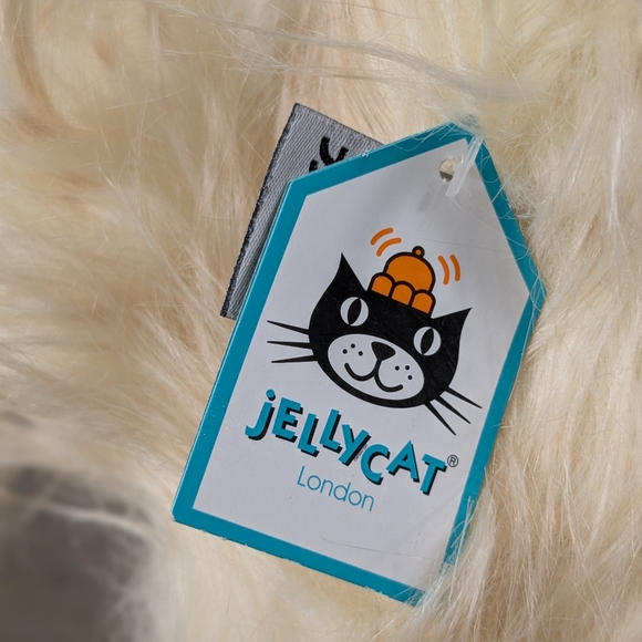 JELLYCAT Chelsea Chicken Soft Plush Toy Rare Retired NEW Long Hair 12" NWT - Picture 7 of 8